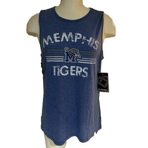 NEW Memphis Tigers UM Colosseum Blue sleeveless Tank Top Shirt Women's M